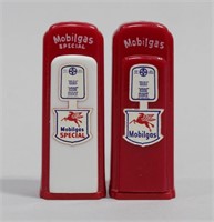 MOBIL SALT AND PEPPER SHAKERS