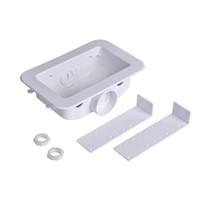 $27  3-1/2 in. Center Drain Washer Outlet Box