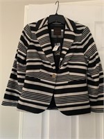 THE LIMITED XS Black and White Blazer