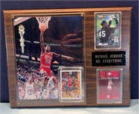 Framed Signed Michael Jordan UD Card see desc