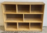 Wooden Storage Cubby Shelf