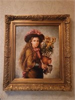 Signed Stein Portrait Painting