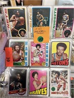 LOT OF MIXED 1970S BASKETBALL CARDS