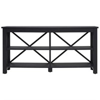 $133  Sawyer 50 in. Black TV Stand Fits TV's up to