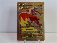 Pokemon Card Rare Gold Blaziken Vmax