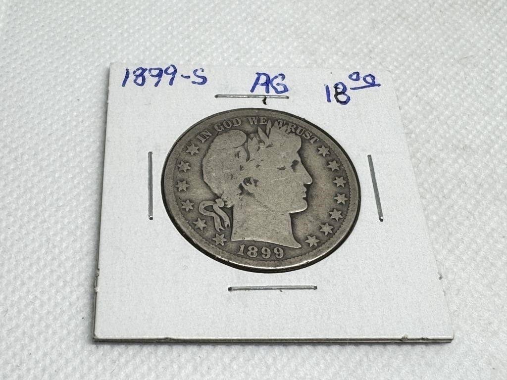 1899 S Barber Half Dollar