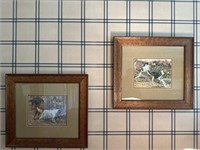 Four sporting dog prints