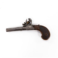 Belgian Flintlock .50cal Pocket Pistol  (C) nsn
