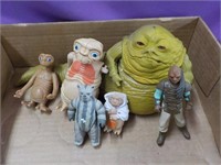 Star Wars and E.T. items