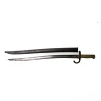 Pre WWI French Chassepot M1866 Sword Bayonet