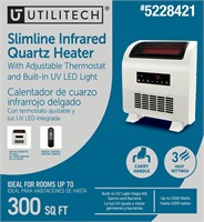 $25  Utilitech 1500-Watt Infrared Indoor Space Hea