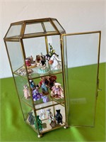 Lead Lined Trinket Cabinet with Miniatures