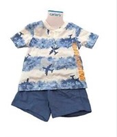CARTER'S AIRPLANES OUTFIT 5T/5A