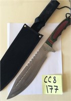 177 - FROST CUTLERY KNIFE W/ SHEATH (CC8)