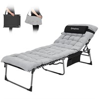KingCamp Folding Chaise Lounge Outdoor,