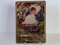 Pokemon Card Rare Gold Snorlax