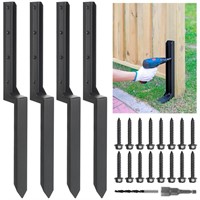 Heavy Duty Steel Fence Post Repair Stakes, Fence