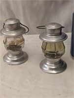 2 Vintage Candy ContainerLanterns