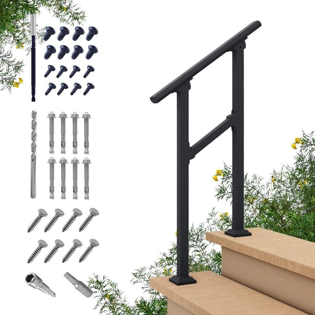 CR Fence & Rail Hand Rails for Outdoor Steps, 2