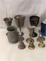 Silver Plate, Pewter, Bells, Etc