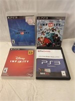 4 PS3 Games - Disney Infinity, Etc