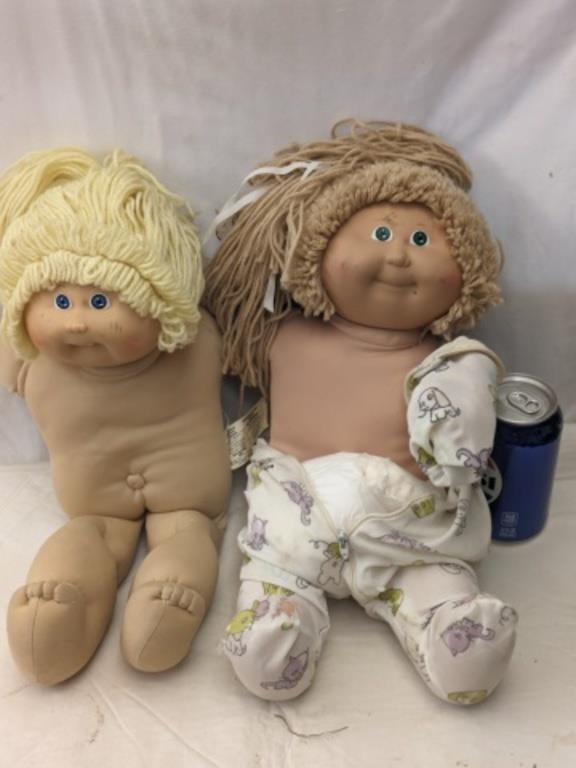 2 Vintage Cabbage Patch Dolls