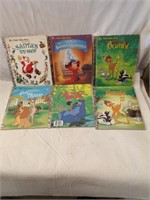 Disney Little Golden Books-Bambi, Jungle Book, Etc