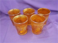 5 Marigold Carnival cups
