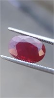 Natural Kashmir Origin Red Ruby 3.94 Cts  - GIA Ce