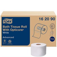Tork OptiCore Mid-size Toilet Paper Roll White