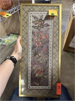 VINTAGE CHINESE FINE EMBROIDERED PANEL