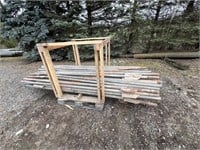 Lot 2" x 10' Steel Fence Post - Pound In Type