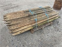 Approx 40 6' x 3" Treated Posts