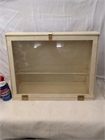 Wood and Glass Display Case 20" x 16"