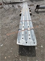 3- 14' Galvanized Guard Rail Sections