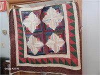 Log Cabin Quilt 64" x 60"