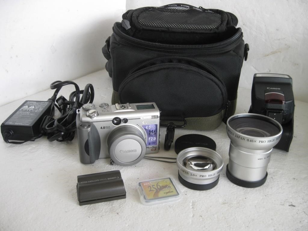 Cannon Power Shot G3 Digital Camera w/Accessories