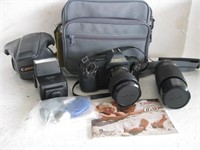 Cannon T70 35mm Camera w/Accessories