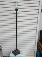 Mason Jar Lamp 75" tall [works]