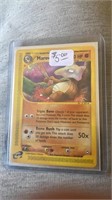 Marowak Pokemon card