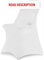 $110  Spandex Folding Chair Covers  White  50 PCs