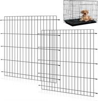 $41  2 Pc Dog Crate Divider  Black (30x31x0.6)