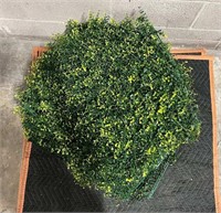 FM173 12PCS Artificial Boxwood Topiary Hedge Plant