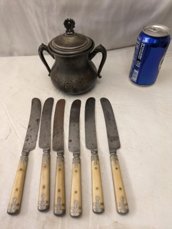 Westminster Silver Plate and Inlayed Knives