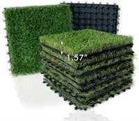 $88  XLX TURF Grass Tiles Set  12x12  12 Pcs