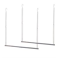 STORAGE MANIAC Hanging Closet Rod, Adjustable