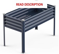 $109  Raised Bed with Legs  482432in  Midnight Blu