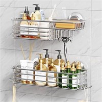 Powerful Vacuum Suction Cup Shower Caddy Basket