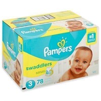 Pampers Swaddlers Diapers  Size 3  78 Count