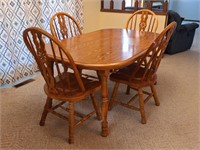 Dining Room Table, 4 Chairs